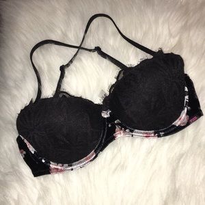VS PINK The Date Velvet Push-Up Bra